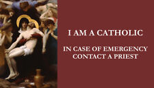 I am a Catholic, In Case of Emergency Contact a Priest, Holy Card (10 pack) picture