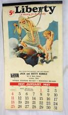 5c Liberty 1976 Reproduction 1937 Calendar Jack & Dotty Kinkle London Ohio picture