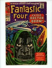 Fantastic Four #57 Comic Book 1966 VG+ Marvel Dr Doom Silver Surfer Cover picture