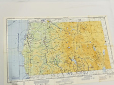 Vintage 1968 Klamath Falls, Oregon 58th Edition Sectional Aeronautical Chart Map picture