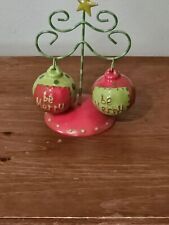 Christmas Ornament Salt And Pepper Shaker With Atand picture