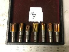 MACHINIST TOOL LATHE MILL Lot of Quick Change Counter Bore Cutters DrB1 Ltb Pn picture
