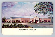 Kingston NY-New York, Ruzzo Bowlatorium, Advertising, Vintage Postcard picture