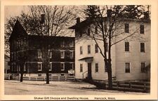 Hancock Massachusetts MA Shaker Gift Shoppe And Dwelling House-RPPC Postcard picture