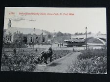 1914 Antique Postcard Entrance and Waiting Room Como Park St. Paul MN B7211 picture