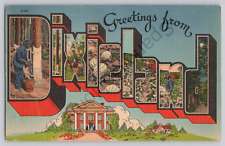 GREETINGS FROM: Dixieland 1930-40's Postcard picture