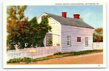 General Meades Headquarters Gettysburg PA Posted 1957 Postcard picture