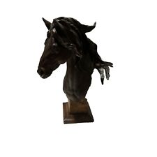 Mill Creek Studios Freesian  Horse “Equus Onyx “ Statue Sculpture 16” Arich “05” picture
