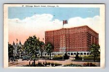 Chicago IL- Illinois, Chicago Beach Hotel, Advertisement, Vintage c1921 Postcard picture