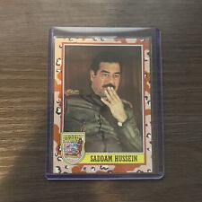 1991 Topps Desert Storm - #189 Saddam Hussein picture