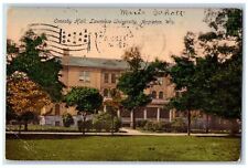 1909 Omesby Hall Lawrence University Appleton Wisconsin WI Posted Postcard picture