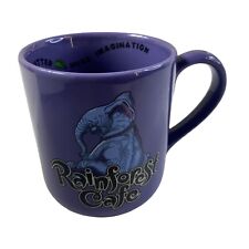Vintage Rainforest Cafe Tuki Makeeta Elephant 2000 Large Coffee Mug Cup Purple picture