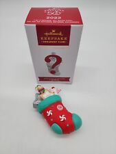 Hallmark Keepsake 2023 Surprise RED Stocking Stuffers Christmas Ornament - New picture