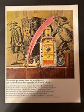 Vtg 1965 Gordon's Distilled London Dry Gin-18th Century London Beat a Path to... picture