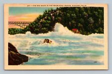 Big Wave In The Whirlpool Rapids Niagara Falls NY New York Postcard picture