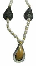 3 Oyster Pearl Mardi Gras Beads Party Favor Necklace picture