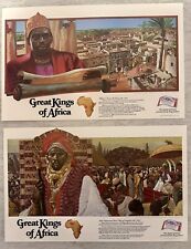 Budweiser Great Kings and Queens of Africa Vintage 1984 Original Posters # 1-24 picture