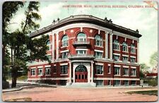 1906 Municipal Building Columbia Road Dorchester Massachusetts Posted Postcard picture