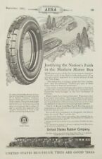 1925 US Rubber Company Bus Truck Tires Print Ad (A1) picture