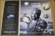 1995 Ice Cube Sega Saturn Video Game Console Print Ad Vintage Advertisement picture