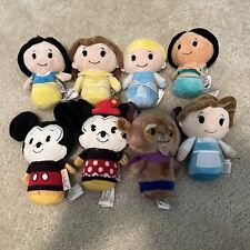 Hallmark Itty Bittys Lot of 8 Mixed Princess, Mickey, Minnie, And Beast. picture