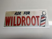 Vintage 1950’s Barbershop 💈 Advertising Wildroot Tonic Sign picture