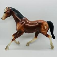 Vintage Breyer Running Mare Sugar Traditional Brown Bay Horse Mold Model #124 picture