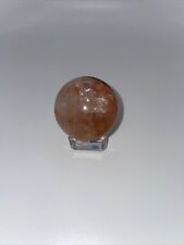 Red Fire Quartz Sphere Hematite Crystal Mineral Orb Rainbows Healing Witchcraft picture