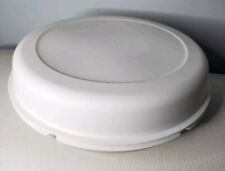 VINTAGE TUPPERWARE DIVIDED VEGETABLE RELISH CHIP AND DIP SERVING TRAY WITH LID  picture