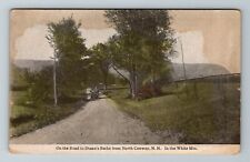 North Conway NH-New Hampshire, On The Road To Diana's Baths, Vintage Postcard picture