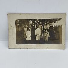 Rppc Vintage Postcard  Large Family Portrait picture