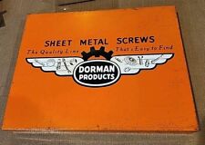 VINTAGE DORMAN PRODUCTS SHEET METAL SCREWS #777 COMPARTMENTAL BOX Full Of Screws picture