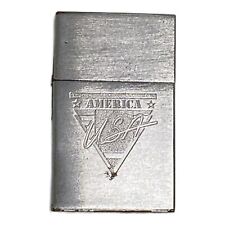 Zippo Original 1932 Replica AMERICA USA Logo Front Design Silver Oil Lighter picture