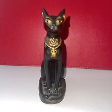 Vintage 2001 Egyptian Black Cat Resin Figurine Summit Collection picture
