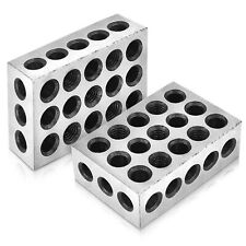 1 Matched Pair Ultra Precision 1-2-3 Blocks 23 Holes 1 * 2 * 3 Block 0.0003 M... picture