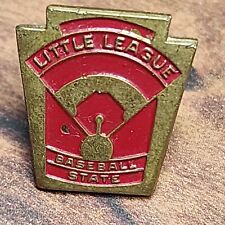Vintage Enameled Pin- Little League Baseball STATE Award picture