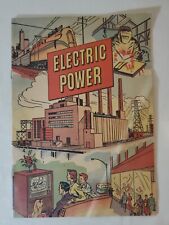 ELECTRIC POWER 1952 WESTINGHOUSE 24p School or Public Educational Comic Book picture