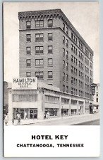 1930s Chattanooga TN Hotel Key Hamilton National Bank Vintage Postcard picture