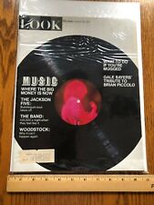 LOOK MAGAZINE AUGUST 25 1970 WOODSTOCK-JACKSON FIVE & THE BAND EXC CONDITION picture