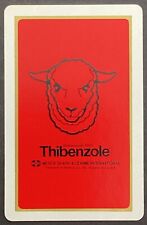 Thibenzole Merck Prescription Drug Ad VTG Single Swap Playing Card Ace Spades picture