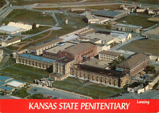 Postcard Aerial View of Kansas State Penitentiary in Lansing Kansas, KS picture
