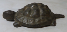 ANTIQUE CAST IRON K C WAY PRESS FOUNDRY ADVERTISING TURTLE picture