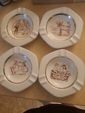 Lot of 4 Different Vintage Naughty Risque Humorous Adult Novelty Ashtrays picture