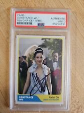 Constance Wu Custom Signed Card - Rachel Chu From Cazy Rich Asians - PSA/DNA picture