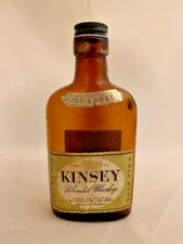 Vintage Kinsey Blended Whiskey Bottle EMPTY Half Pint picture