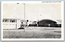 Senior High School Haverhill Massachusetts MA Vintage 1960s Chrome Postcard B28 picture