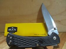 New Buck USA 112 Slim Select Folding Pocket Knife In Black - 11881 picture