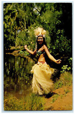 c1960's Impeccable Tamoure Performed By Miss Lea Avaemai Tahiti Postcard picture