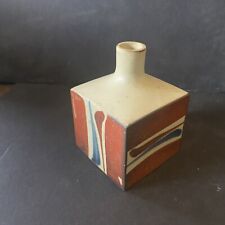 Vintage 1945-52 OTTAGIRI Occupied Japan Square Bud Vase Weed Art Pottery picture