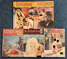Fumetti Italian Erotic Horror Comic Book Lot I Sanguinari Oltretomba Scheletro picture